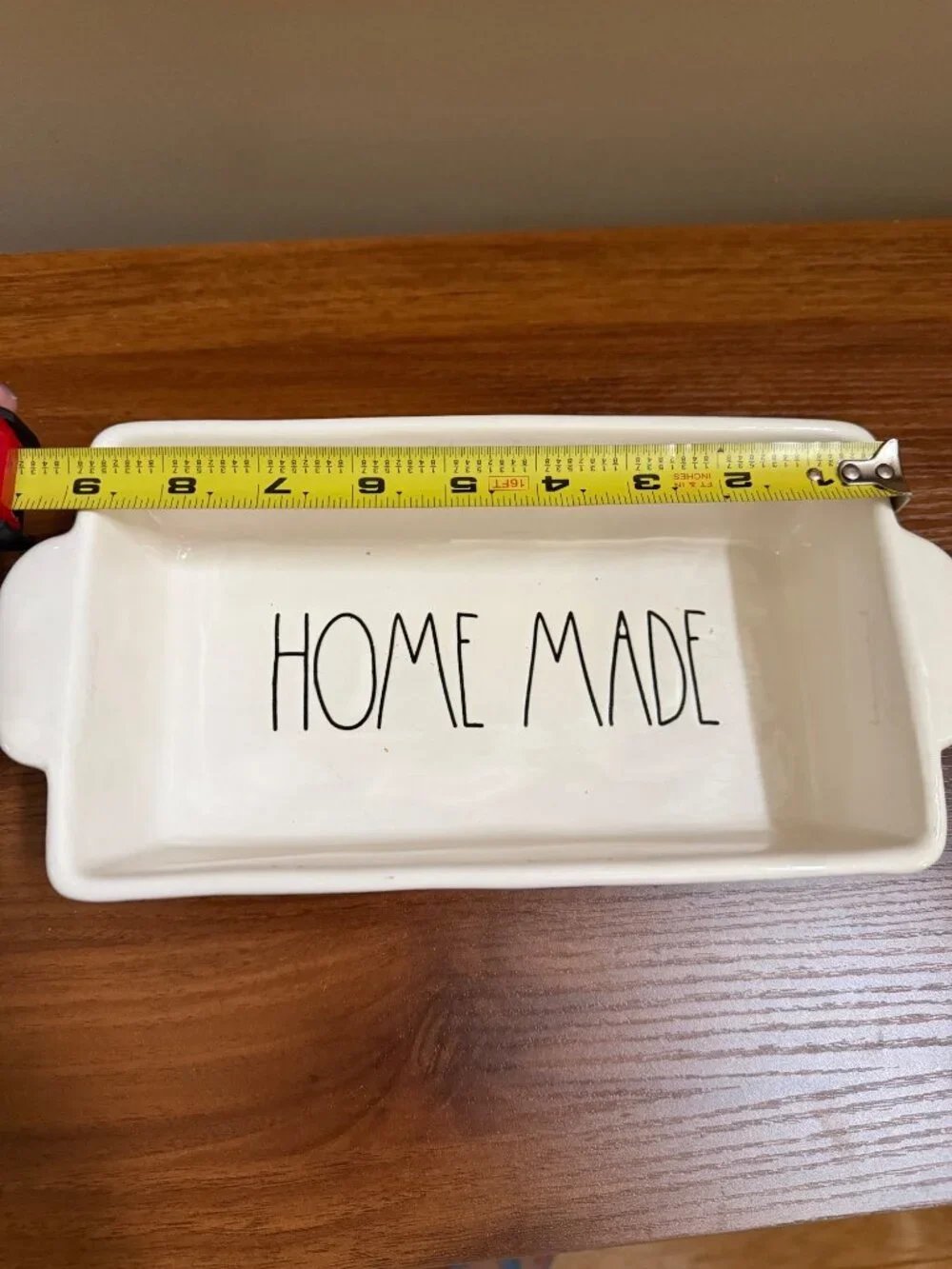 Rae Dunn Loaf Pan With 